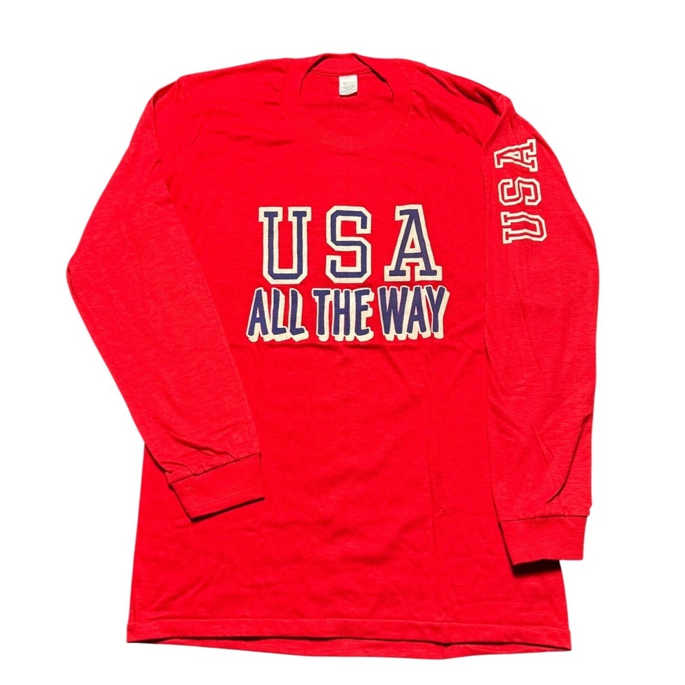 USA‎ ALL THE WAY Long Sleeve single stitch from 1984 deadstock